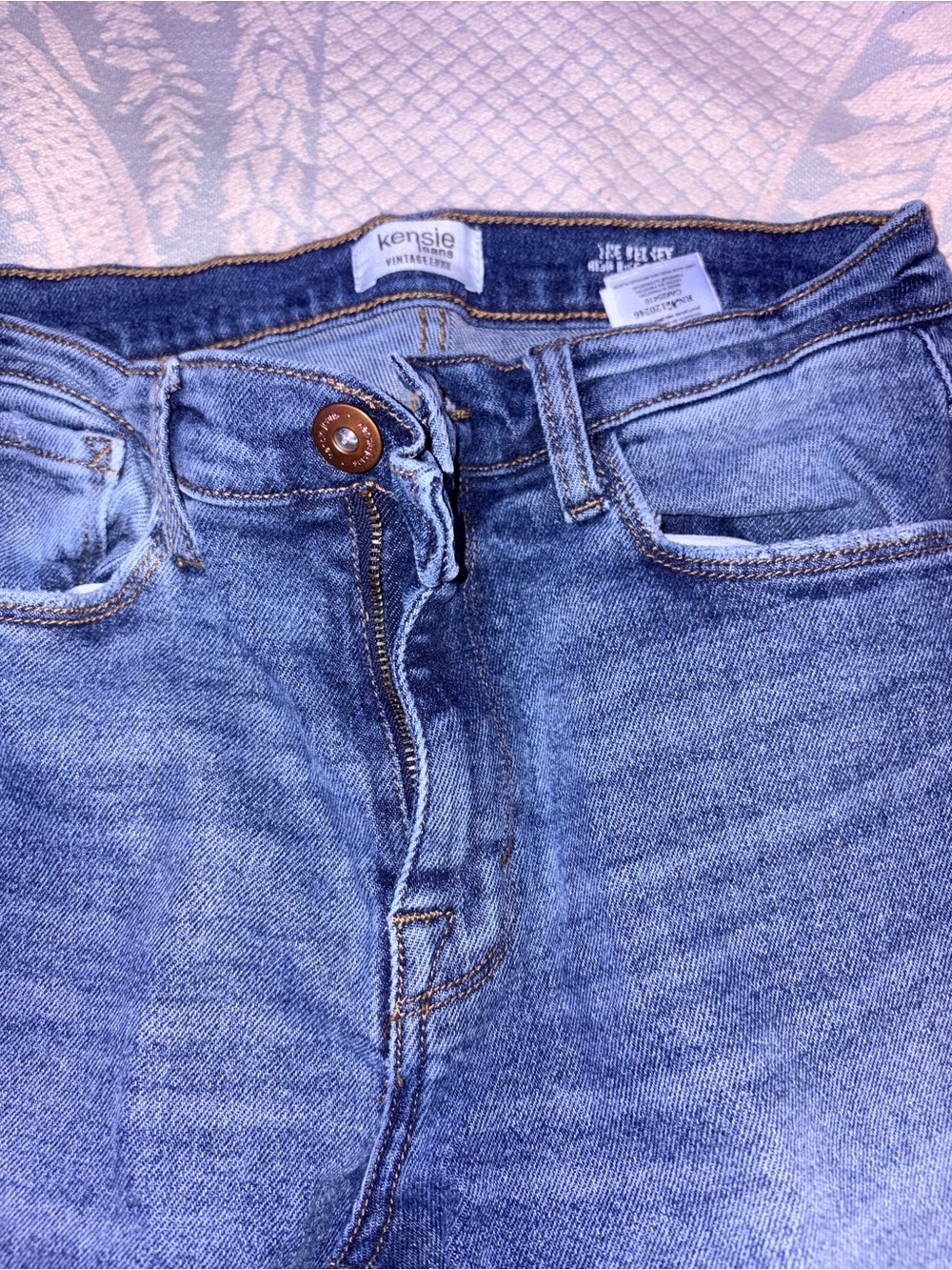 Kensie High-Rise Light Blue Denim Jeans
